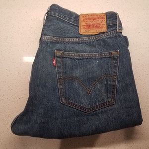 Mens 501 Levis - SZ 34 32 - button front